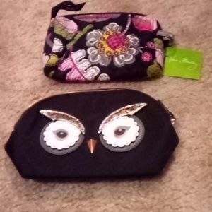 Two new makeup bags kate Spade and vera Bradley